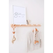 Özgürce Doğa Dostu Ahşap Dekoratif Askılık, Şık ve Fonksiyonel Tasarım