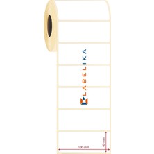 Labelika 100X40 Termal Etiket (Ruloda 1000 Adet)
