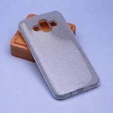 ZM Store Galaxy J7 Duo Uyumlu Kılıf Renkli Simli Parlak Shining Kapak