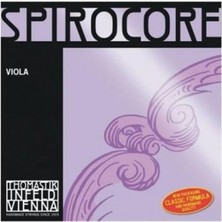 Thomastik Infeld Thomastik S20 Spirocore Medium G (Sol) Tek Viyola Teli | Esnek Çelik Çekirdek, Krom Sarım, Güçlü Ses Projeksiyonu ve Netlik