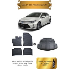 Sare Tuning Toyota Corolla 2020 2025 Arası Araca Özel 2d Havuzlu Paspas ve Bagaj Havuzu (Hediyeli)