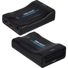 Prativas PM-18587 Hdmı To Scart Aktif Çevirici Dönüştürücü Adaptör Pal/ntsc