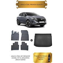 Sare Tuning Nissan Qashqai 1.3 Benzinli 2022 2023 2024 2025 Havuzlu Paspas ve Üst Kademe Bagaj Havuzu (Hediyeli)