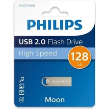 Prativas FM12FD160B/00 128GB Moon Klasik Gümüş USB 2.0 Metal Flash Bellek
