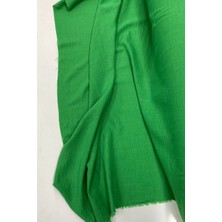 Die Grup Keten Kumaş - Organik Kumaş - Perde Kumaşı - Ince Keten - Kıyafet Için Kumaş Örtü Çimen Yeş