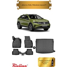 Rizline Volkswagen Taigo 2020 Sonrası Havuzlu Paspas ve Üst Bagaj Havuzu Seti (Hediyeli)