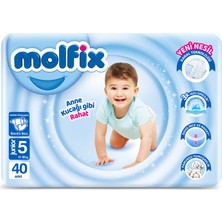 Molfix Avantajlı Paket 5 Beden Junior 11-18 kg 40'lı