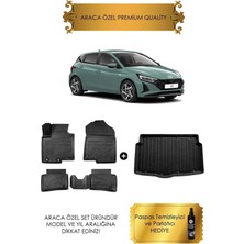 Sare Tuning Hyundai I20 Jump/style/elite 2021 - 2025 Arası Araca Özel Havuzlu Paspas ve Bagaj Havuzu (Hediyeli)