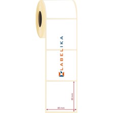 Labelika 80X80 Termal Etiket (Ruloda 600 Adet)