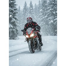 Kışlık Motorsiklet Eldiveni Su Geçirmez