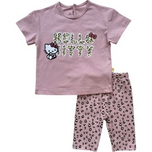 Çıtır Baby Leoparlı Kız Bebek Taytlı Alt-Üst Takım