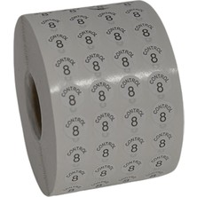 Moonstar Etiketleme Makinesi Kontrol Etiket 8 No (5 Rulo 50.000 Adet)
