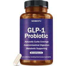 Glp-1 Probiotic - Akkermansia Multi-Strain Probiyotik | Sindirim & Bağırsak Desteği | Prebiyotik + Çoklu Bakteri Kompleksi | 60 Kapsül