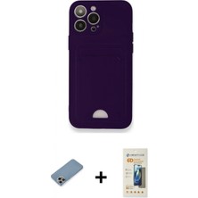 Marsilyan™- iPhone 12 Pro Max Kılıf Vadi Çizgi Prime - Siyah 6d Mat Seramik Hayalet Nano Ekran Koruyucu + Gökkuşağı Shine Kamera Lens Koruma Cam