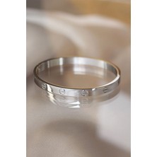 Yıldız Ticaret Mey Ithalat® 316L Çelik Silver Renk Bilezik