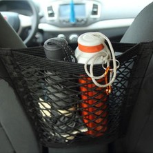 Sibelora Home Oto Koltuk Arası File Ahtapot Ağ Düzenleyici Araç Içi Organizer Tek Cepli 30X28CM Siyah