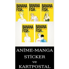 Gerekli Şeyler Yayıncılık Banana Fish 6-7-8-9-10 Manga Seti (5 Kitap) / Anime-Manga Sticker ve Kartpostal Hediyeli