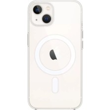 Sibelora Home Newface Apple iPhone 15 Plus Kılıf Pc Real Magsafe Kapak - Şeffaf
