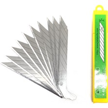 Sibelora Home Ko-80 Çelik Maket Bıçağı Falçata Ucu Yedeği 9mm 30 Derece Küçük 10&AMP;#39LU