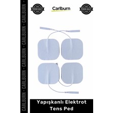 Carlburn Özel Üretim Yüksek Iletkenlikli Jel Katmanlı Fizik Tedavi Cihazı Uyumlu Yapışkanlı Elektrot Tens Ped