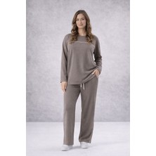 Köşedeki Dükkan Biyeli Uzun Kollu Premium Modal Takım