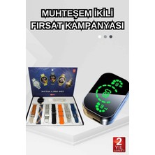 Belle Fusion Mey Ithalat® Dokunmatik Akıllı Saat Yeni Nesil Kulaklık Kampanyası Bluetooth Bağlantılı Anc
