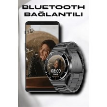 Belle Fusion Mey Ithalat® Nfc ve Kablosuz Şarjlı Akıllı Saat Ekg, Nabız & Spor Modları ile Ios ve Android