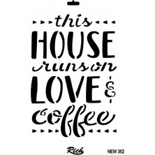 Belle Fusion Mey Ithalat® Rich New Seri N-362 Stencil 35X25 cm