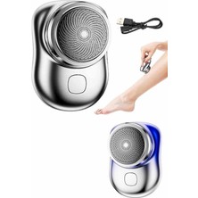 Belle Fusion Mey Ithalat® Elektrikli Mini Tıraş Makinesi,taşınabilir USB Şarjlı Kablosuz Tıraş Makinesi
