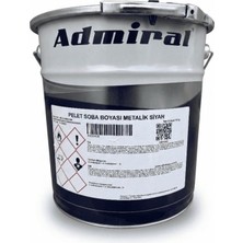 Pamukkale Admiral Pelet Soba Boyası Metalik Siyah 2.5 kg