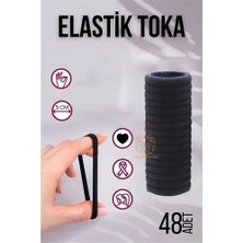 Mey İthalat Mey Ithalat®  Elastik Toka 48 Adet Siyah 719701