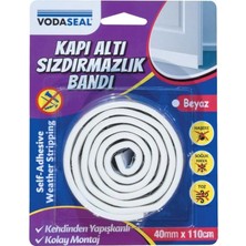 Belle Fusion Mey Ithalat® Vodaseal Kapı Altı Sızdırmazlık Bandı 40 mm 110 cm Beyaz