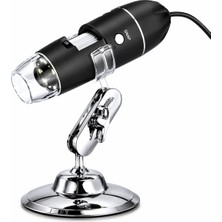 Kenly 1600X USB Dijital Mikroskop, 2mp Hd, LED Aydınlatmalı, Pc & Android Uyumlu, Metal Standlı Büyüteç Kamera
