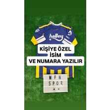 Kişiye Özel Isim ve Numara Baskısı Yapılır /  Fe.ner.bah'çe Sarı Lacivert Çubuklu Iç Saha Forma