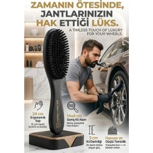 Mey İthalat Mey Ithalat® Jant Temizlik Fırçası Hassas Jant Temizleme Fırçası Ahşap Saplı 722170