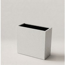 Hobi Tarım Dikdörtgen Beton Saksı 80X30X80CM