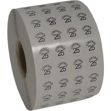 Moonstar Etiketleme Makinesi Kontrol Etiket 25 No (5 Rulo 50.000 Adet)