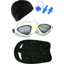 Özgürce Yetişkin Yüzücü Seti, Gözlük, Bone, Kulak Tıkacı ve Burun Klipsi ile Eğitim