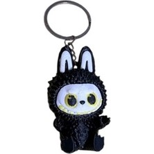 Major Hobi Labubu Anahtarlık 3D Baskı Sevimli Figür 5,5 cm Çanta Charm