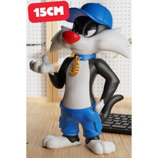 Genç 3D Urban Sylvester 15CM Dekoratif Figür Sokak Stili Sylvester Heykeli | Modern Urban Vibes Koleksiyon