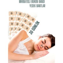 Mey İthalat Mey Ithalat® Manyetik Burun Bandı - 30 Günlük Yedek Sporcu Burun Bandı - Horlama Önleyici Aza