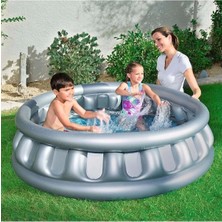 Bestway Şişme Havuz 152X43CM Metalik Gri, Eğlence ve Serinlik Için Mükemmel Seçim