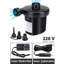 Özgürce Havuz Yatak Şişirme Pompası, Çakmak Soketli ve Elektrikli, Kolay Kullanım