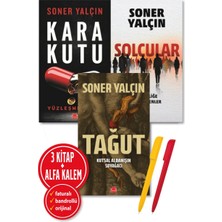 Kırmızı Kedi Yayınevi Alfa Kalem+Solcular+Tağut+Kara Kutu (Soner Yalçın) 3 Kitap Yeni Araştırma Inceleme