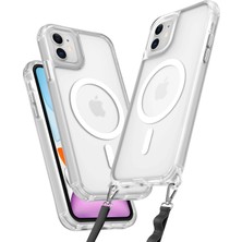 Newface Muratech New Iphone 12 Kılıf Enka Magsafe Silikon Kılıf - Şeffaf