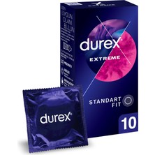 Durex Extreme Geciktiricili ve Tırtıklı Prezervatif 10'lu 5 Adet