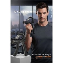 Belle Fusion Mey Ithalat® Progrip Ayarlanabilir Profesyonel El Yayı 10-60 kg | Paslanmaz Çelik Bilek Güçlen