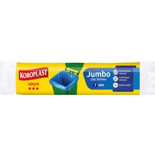 Koroplast Çöp Torbası Jumbo Boy 7'li 3 Adet
