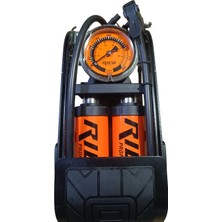 Özgürce Çift Piston Lastik Şişirme Ayak Pompası, Pratik ve Güçlü Performans