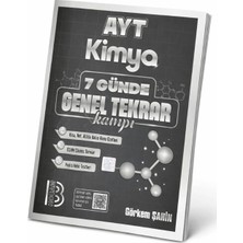 Benim Hocam Yayınları Ayt Kimya 7 Günde Genel Tekrar Kampı